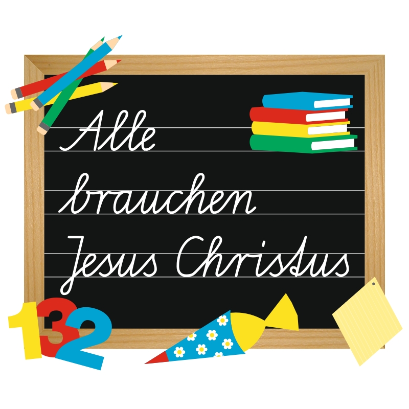 Schaukastenplakat - Alle brauchen Jesus