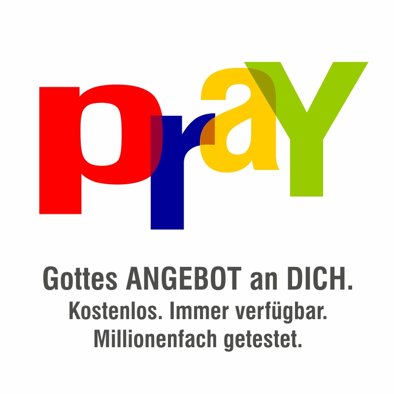 Schaukastenplakat - Pray