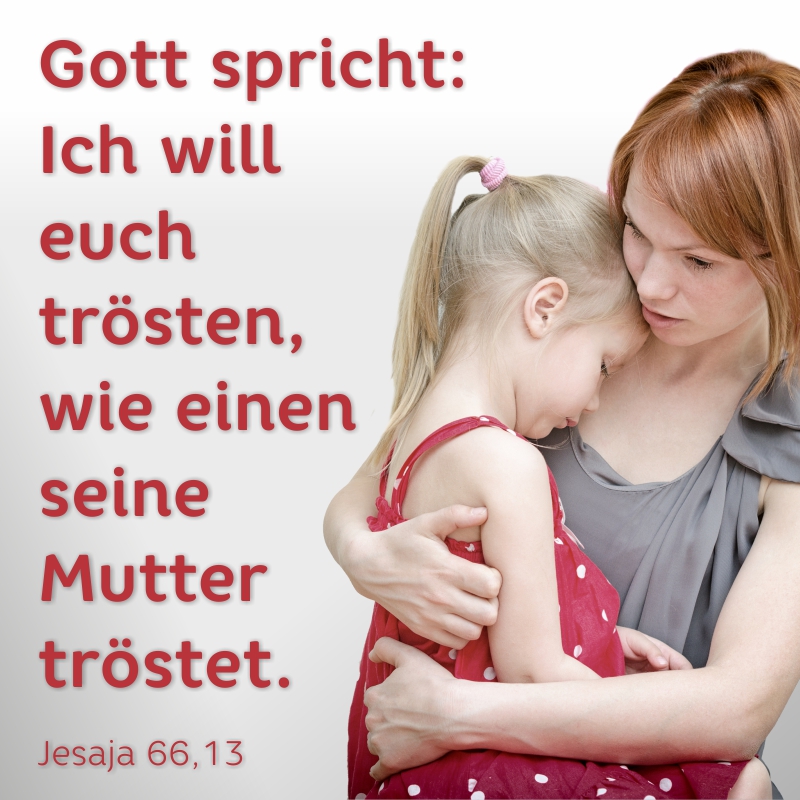 Schaukastenplakat - Gott = Tröster