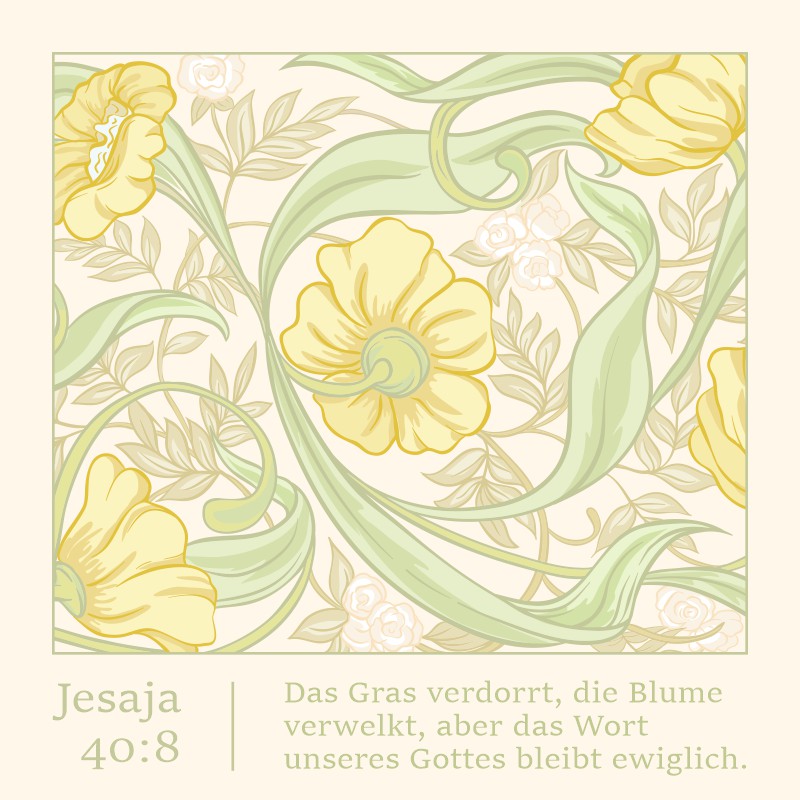 Schaukastenplakat - Das Wort Gottes bleibt ewig